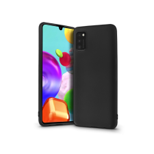 Haffner Samsung A415F Galaxy A41 szilikon hátlap - Soft Premium - fekete tok és táska