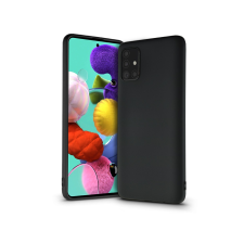 Haffner Samsung A515F Galaxy A51 szilikon hátlap - Soft Premium - fekete tok és táska