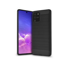 Haffner Samsung G770F Galaxy S10 Lite szilikon hátlap - Carbon - fekete tok és táska