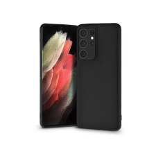 Haffner Samsung G998F Galaxy S21 Ultra szilikon hátlap - Soft - fekete tok és táska