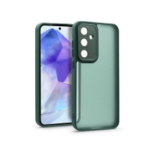 Haffner Samsung Galaxy A55 5G Variete tok kameravédő üveggel, sötétzöld (HF268151) tok és táska