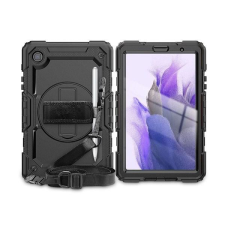 Haffner Samsung Galaxy Tab A7 Lite 8.7 T220/T225 ütésálló védőtok 4H kijelzővédő üveggel fekete (FN0280) (FN0280) tablet tok