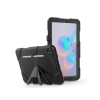 Haffner Samsung P610/P615 Galaxy Tab S6 Lite 10.4 ütésálló védőtok 360 fokos védelemmel, kijelzővédő üveggel - Survive - fekete (ECO csomagolás)