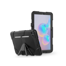Haffner Samsung P610/P615 Galaxy Tab S6 Lite 10.4 ütésálló védőtok 360 fokos védelemmel, kijelzővédő üveggel - Survive - fekete (ECO csomagolás) tok és táska