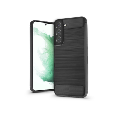 Haffner Samsung S906B Galaxy S22+ 5G szilikon hátlap - Carbon - fekete tok és táska