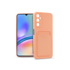 Haffner Samsung SM-A057F Galaxy A05s szilikon hátlap kártyatartóval - Card Case - rózsaszín tok és táska