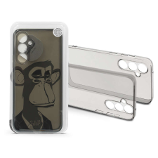 Haffner Samsung SM-S711 Galaxy S23 FE szilikon hátlap - Gray Monkey - átlátszó tok és táska