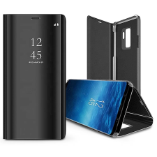 Haffner Smart Clear View Oldalra nyíló tok Samsung Galaxy S23 fekete tok és táska