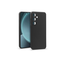 Haffner Soft szilikon tok - Samsung SM-S937 Galaxy S25 - fekete tok és táska