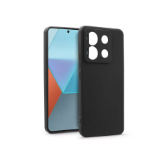 Haffner Soft szilikon tok - Xiaomi Redmi Note 14 Pro+ 5G - fekete tok és táska
