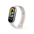 Haffner Tech-Protect IconBand - Xiaomi Smart Band 8 / 9 / NFC szilikon szíj - bézs