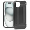 Haffner Ütésálló Armor hátlap iPhone 15 Plus fekete