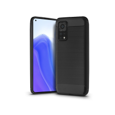 Haffner Xiaomi Mi 10T/Mi 10T Pro szilikon hátlap - Carbon - fekete mobiltelefon, tablet alkatrész