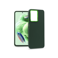 Haffner Xiaomi Redmi Note 12 5G/Poco X5 5G szilikon hátlap - Frame - zöld tok és táska