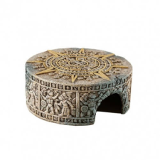 Hagen Exo Terra Aztec Cave - bújó (Azték mintás) terráriumba (S) Ø13cmx4,5cm hüllőfelszerelés