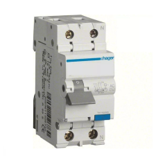 Hager AD910J Áramvédős kismegszakító 1P+N, B-10A, 30mA, 6kA, A villanyszerelés