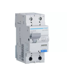 Hager AD990B Áramvédős kismegszakító 1P+N, C-40A, 30mA, 6kA, AC villanyszerelés