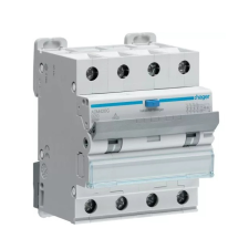 Hager ADM420C Áramvédős kismegszakító 3P+N, B-20A, 30mA, 6kA, A villanyszerelés