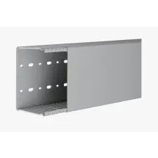 Hager BA68012007030B Perforált vezetékcsatorna BA6, PVC, 80x120mm, szürke villanyszerelés