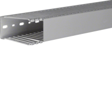 Hager DNG7502507030B Perforált vezetékcsatorna 75x25,szürke villanyszerelés