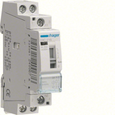 Hager ERC216 Relé, 2Z, 16A, 230V AC, I-0-II, moduláris villanyszerelés