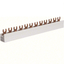Hager Fázissín 3P, 12 modul, 210 mm-es, 10mm2 keresztmetszet, darabolható (Hager KDN363A). villanyszerelés