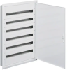 Hager Fém mezős elosztó, 216 modul, 6 sor, 1142x838x121mm, teli ajtóval, IP30, süllyesztett, Univers (Hager FW636FT)