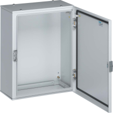 Hager FL114A Orion Plus fémszekrény, IP65, teli ajtós, 600x400x200mm villanyszerelés