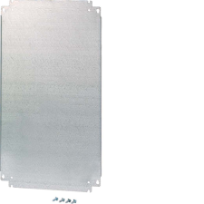 Hager FL510E Fém szerelőlap, 2 részes Orion Plusz elosztóhoz, 450x500mm (MxSZ) villanyszerelés