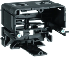 Hager GLS5510 Beépitő doboz standard adat csatlakozóhoz, C-profilra, 55x64x71mm, fekete villanyszerelés