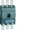 Hager HNE970H Kompakt megszakító h1000, 3P, 1000A, 50kA, áll. LSI elektr. kioldóval