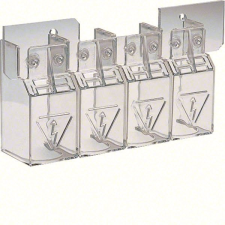 Hager HZC214 Kapocsfedél, 2db, 4P, HAC408-410 és HIM306-308; HIM406-408 kapcsolókhoz villanyszerelés