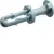 Hager L5067 Rögzítő stift perf. csatornákhoz, halogénm., furat: 6mm, 3-8mm anyagvastagsághoz