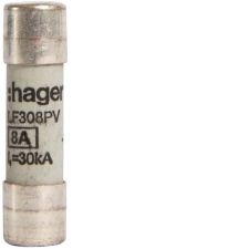 Hager LF308PV PV szolár olvadóbetét, 10x38 mm, 1000 V DC, 8A villanyszerelés