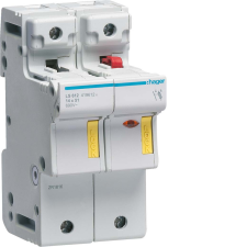 Hager LS612 Biztosítos szakaszoló, L51, 1P+N, 14x51mm, 50A; 3M villanyszerelés