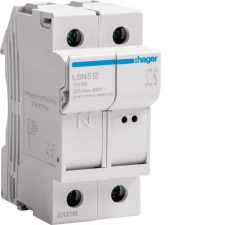 Hager LSN512 Olvadóbiztosítós szakaszoló 10,3x38 mm 1P+N 2M villanyszerelés