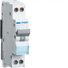 Hager MLN513A Kismegszakító 1P+N, C-13A, 6kA, 1M villanyszerelés