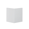 Hager R89297035 Takaró külső sarokhoz, BR, PVC (fedél: 80mm) v.szürke