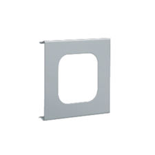Hager R9311VERZ Kivágott 1-es szerelévényfedél, BRS, acél, mag: 120 kiv: 76x76, R=18mm, horganyz villanyszerelés