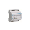 Hager SM150 Analóg ampermérő, 1 fázisú, áramváltós mérés, 150A-ig, moduláris