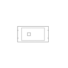 Hager UC001 Quadro HA352 beépítő készlet 300x600mm villanyszerelés