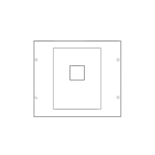Hager UC008 Quadro HA352 beépítő készlet 300x350mm villanyszerelés