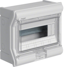 Hager VE110L VectorII védett elosztó, IPx5, 10 modul, 210x237x114mm villanyszerelés