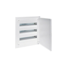 Hager VF318PD Golf kiselosztó, 3 soros, 54M, süllyesztett, teli ajtó, 507x426x72mm falkivágásba villanyszerelés