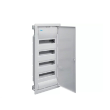 Hager VU48NE Volta kiselosztó IP30, 4x12M, süllyesztett, teli ajtós, 720x314,5x87mm falkivágásba villanyszerelés