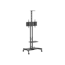 HAGOR HP Twin Stand - cart - for LCD display / camera - black tv állvány és fali konzol