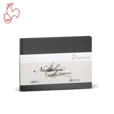Hahnemühle Nostalgie rajz- és vázlatfüzet, 190 g, 40 lap - A5, fekvő füzet