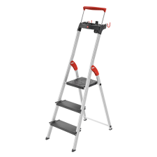 Hailo L100 TopLine 3 lépcsőfokos alumínium állólétra (038050307) létra és állvány