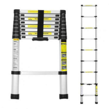 Haina H-UP260 - 2,6 méter Teleszkópos Alumínium Létra, 150kg teherbírású létra és állvány