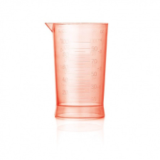  Hair Care mérőpohár narancs, 100 ml fodrászkellék